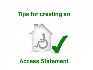 holiday home access statement 