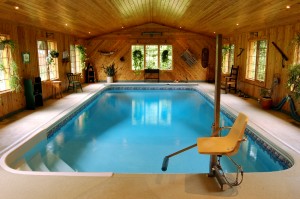 Holiday home swimming pool