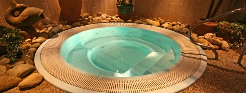 hot tub at holiday home